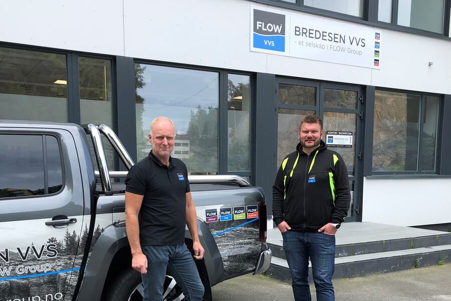 Bilde: Fra venstre Øyvind Paulsen, daglig leder og Raymond Hagensen, prosjektleder.