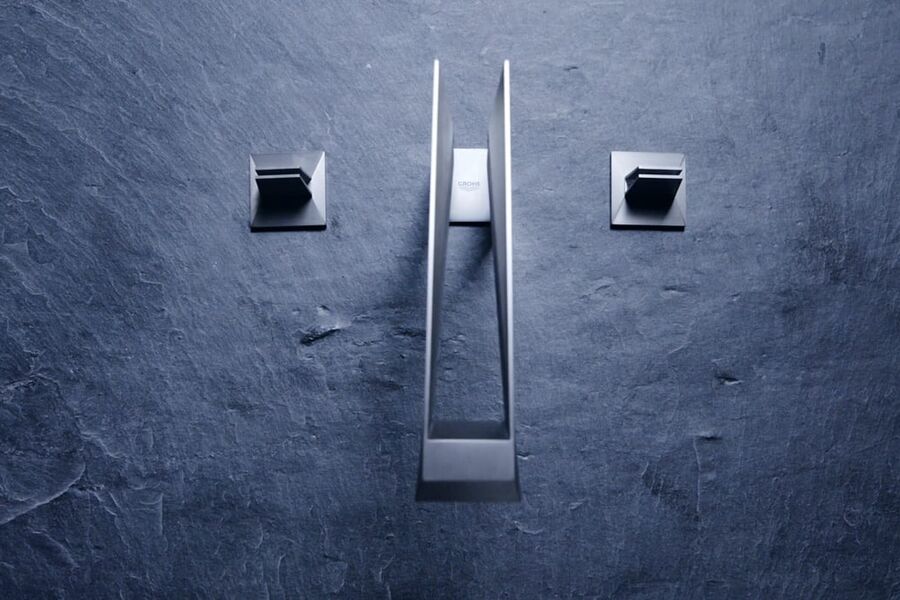 Grohe tilbyr Atrio Icon 3D og Allure Brilliant Icon 3D, to kraner produsert ved hjelp av 3D-metalltrykk. Her ser vi kranen Allure Brilliant Icon 3D.