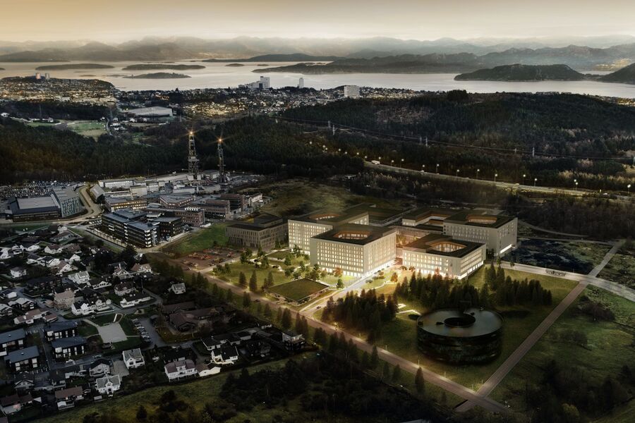 Illustrasjon Nye Stavanger sykehus, Helse-Stavanger.no