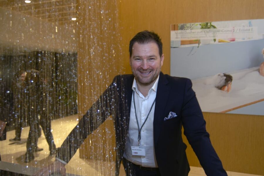 - Det har vært ekstremt hektisk og godt besøk fra Norge. Totalt har det vært ca. 65.000 besøkende på vår stand under ISH, sier Per Christian Olsen, Country Manager for Hansgrohe Norge.