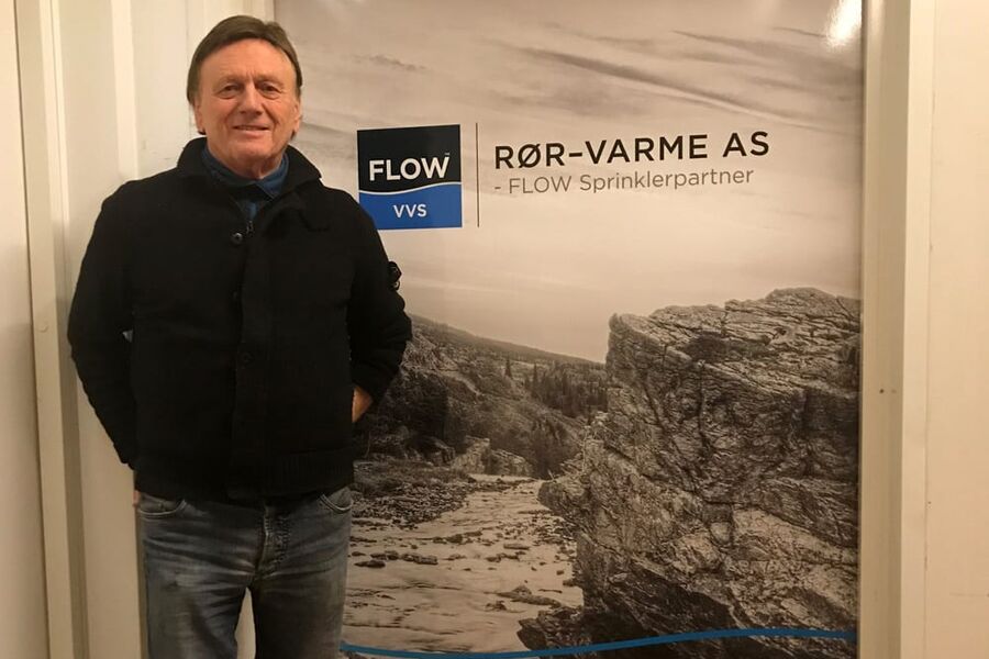 Rør-Varme gründeren Tor Alf Espeland (75), er stolt over å ha beholdt Gilje Tre AS som fast kunde i hele 40 år.