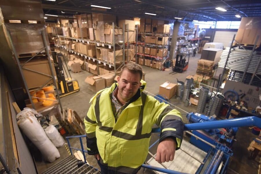 Bård Bratsberg daglig leder i Ventilasjonsfilter har lang erfaring i ventilasjonsbransjen.