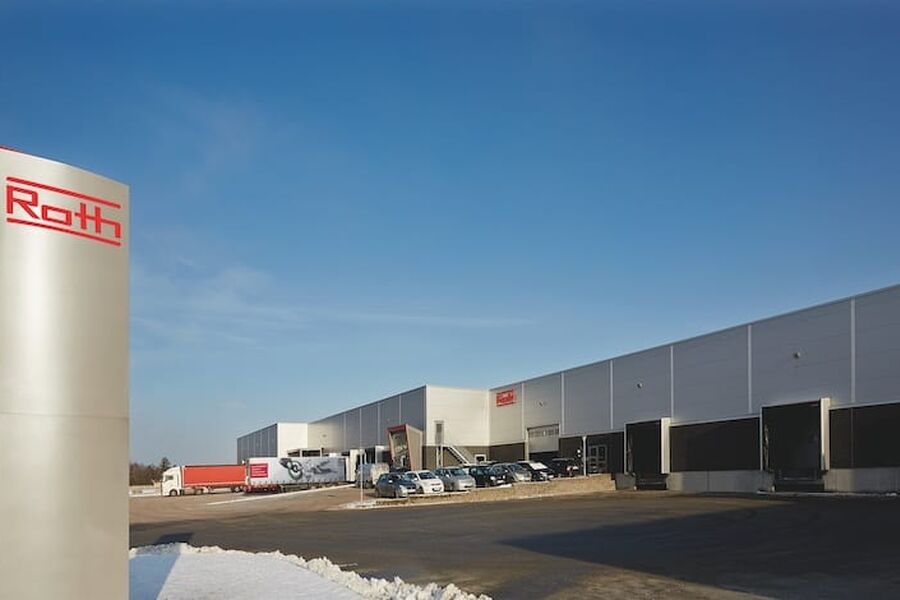 Roth i Frederikssund, Danmark har utvidet lagerfasilitetene med ytterligere 4.200 m2