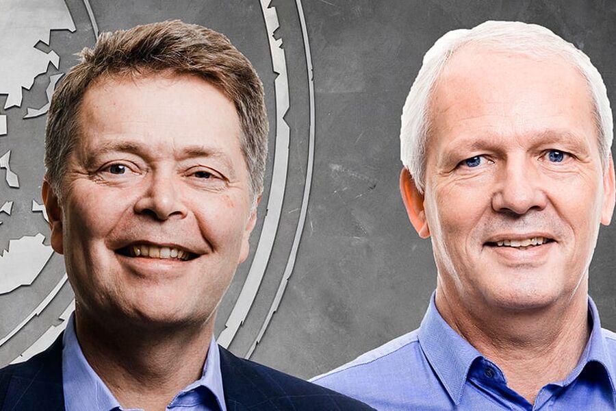 Christian Nørgaard Maden (tv) og Lars Opsahl