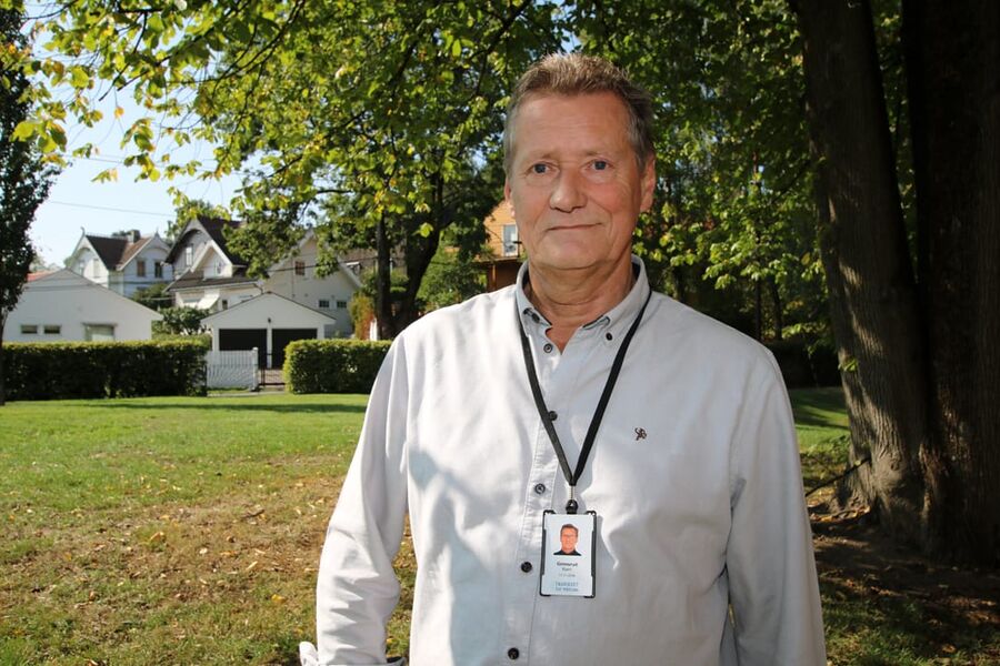 Fagsjefen i Fagrådet for våtrom, Bjørn Grimsrud. Foto: Rune Midtskogen
