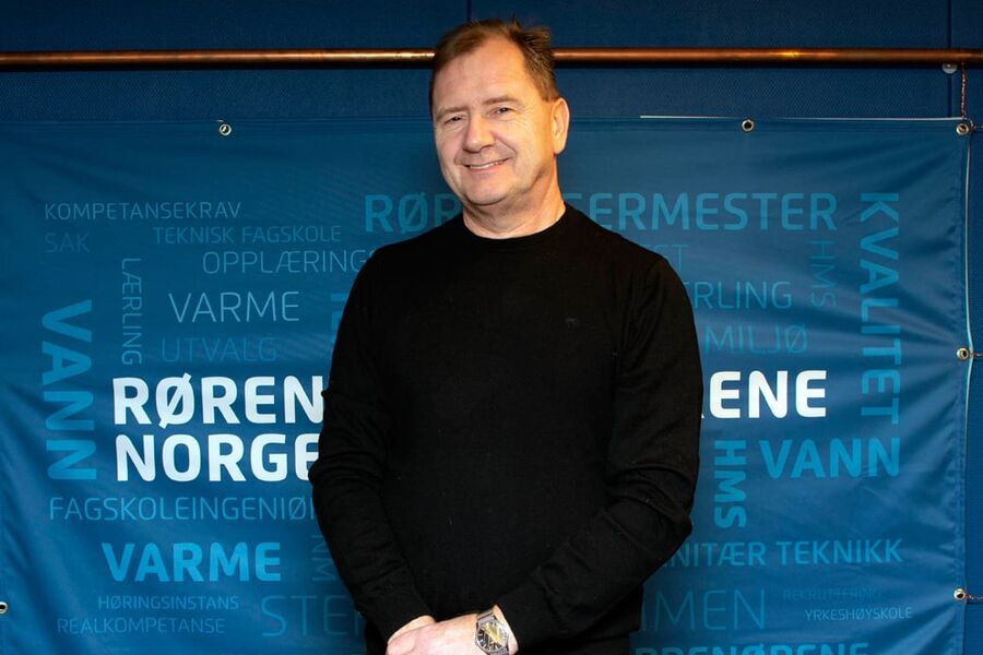 Direktør for kompetanse og utvikling Oddgeir Tobiassen i Rørentreprenørene Norge. Foto: Jan Helge Kalvik