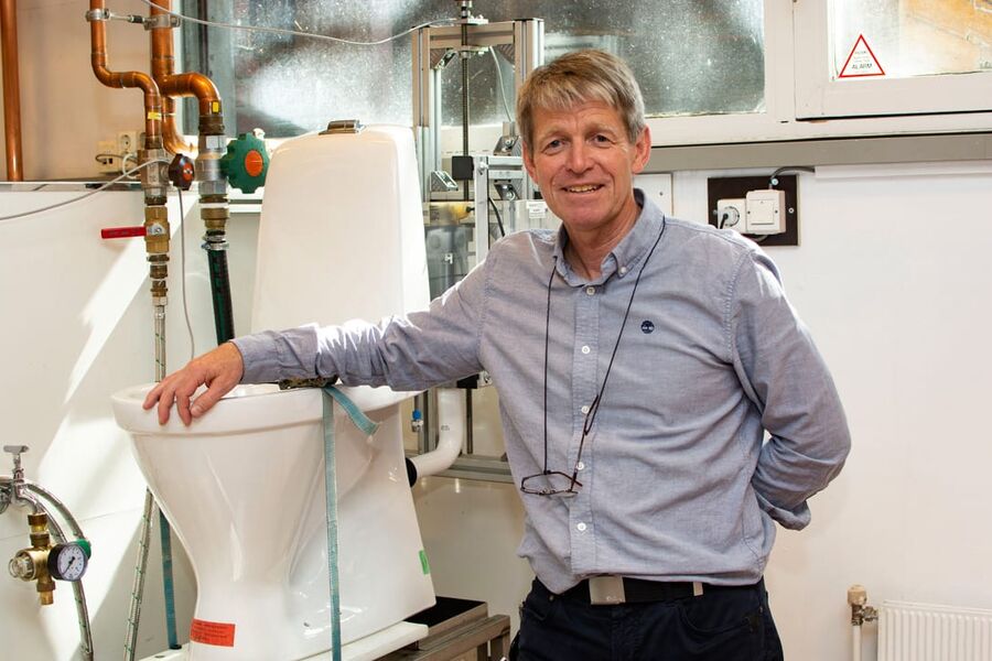 Forskningsleder Lars-Erik Fiskum hos SINTEF Byggforsk