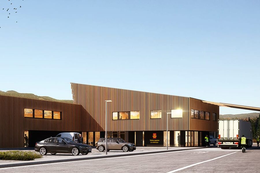 Sambruksstasjon og døgnhvileplass, Gol Foto: Statsbygg