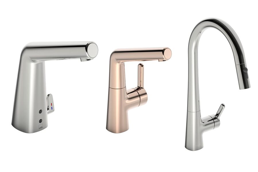 Oras Inspera er en kolleksjon av moderne baderoms- og kjøkkenkraner. Den firkantede designen, kombinert med de myke kantene gjør at kranene står fint i stil med moderne arkitektur. Høydepunktet i produktfamilien Oras Inspera er den eksklusive Rosegold servantkranen i lifestyle-utforming ( i mditen)