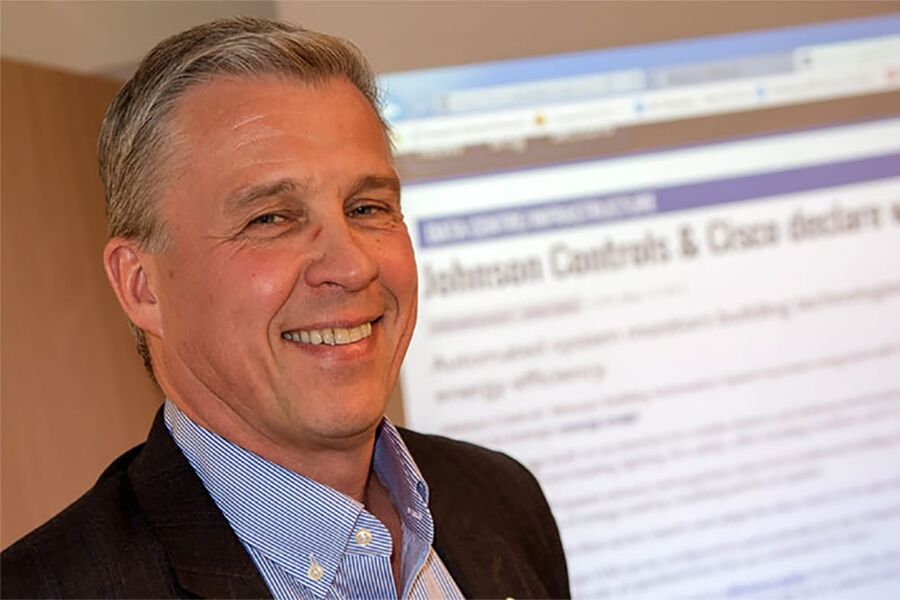 Trond Bersvendsen, leder for Byggautomasjon i Johnson Controls Norway AS. 