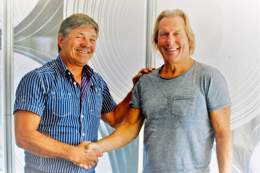 Roar Fogstad (KAM i Ventistål) og Bjørn Steinar Lien (MD i Vifter & Miljø) 
er blitt enige om et tettere samarbeid mot felles interesser i markedet. 
