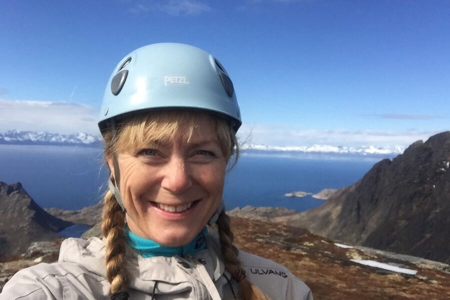 Turid Rønning Sales Manager hos Siemens Building Technologies er godt forberedt til faglig hopp i Popsenteret i Oslo i september. Foto: Privat