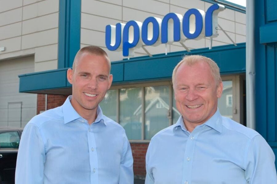 - Dette er det beste produktlanseringsåret på lenge, og vi gleder oss veldig til VVS Dagene! forteller administrerende direktør Petter Vang og salgssjef Kristian Langebeck hos Uponor.