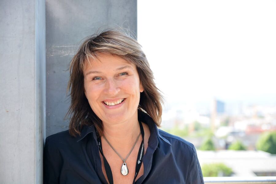 Seksjonsleder for den splitter nye avdelingen for Investering og analyse i Undervisningsbygg er Anne Kathrine Larssen. Foto Benedicte Nylund