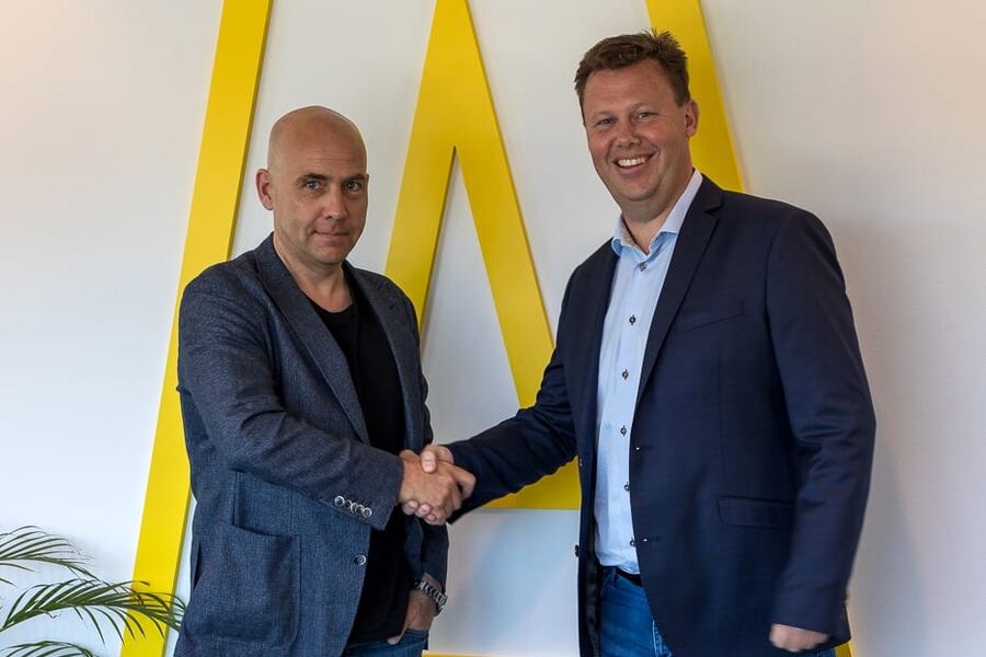 Stein Arne Sværen (t.h.) skal lede Assemblins satsing på ventilasjon. - Dette er i tråd med vår strategi, sier administrerende direktør Torkil Skancke Hansen.