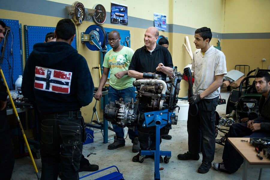 Illustrasjonsfoto: Bilde fra yrkesfaglærerutdanningen i teknikk og industriell produksjon ved OsloMet.
