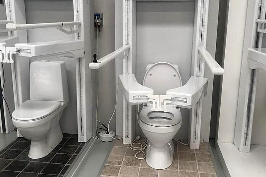 En ny robot ved navn Melvin skal hjelpe til med toalettbesøket.  Foto: Mogens Jørgensen  
