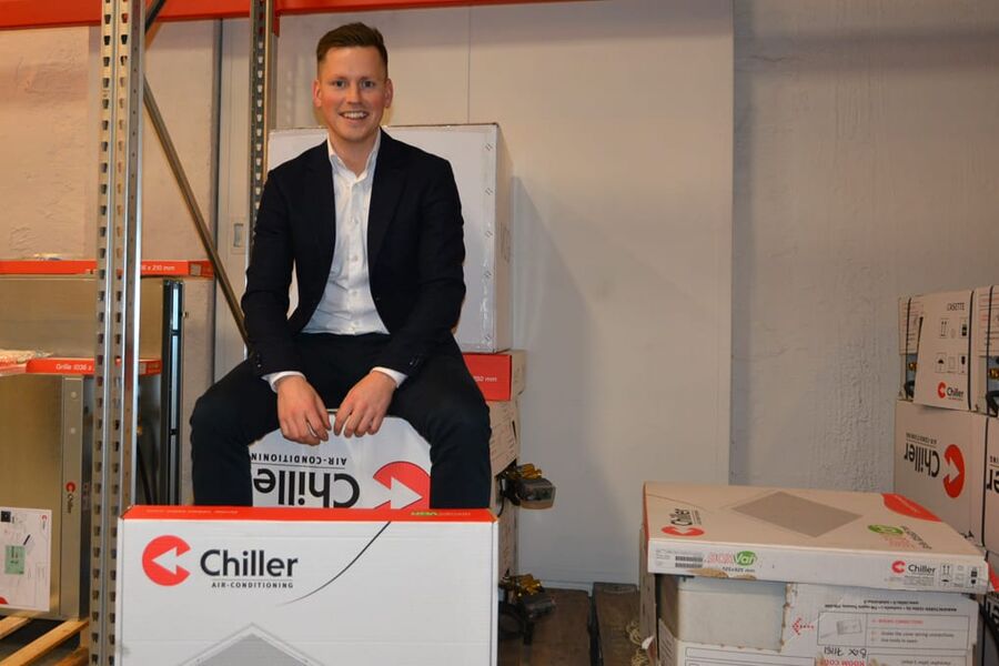 Fredrik Roos, B.Sc Energy Engineering,  har begynt som salgsleder i Chiller Oslo. 
