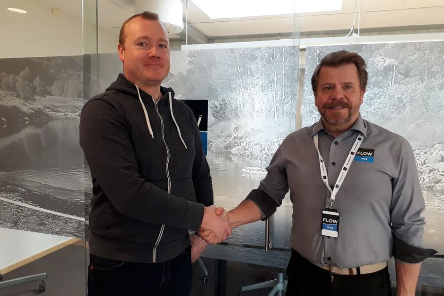 Ronny Johnsen (t.v). blir ny avdelingsleder for den nye klimaavdelingen til FLOW Trøndelag VVS. Daglig leder i Flow Trøndelag, Greif Sæther  sier at det hele tiden har vært planen å få på plass en klima avdeling i Flow Trøndelag. - Nå har vi nådd det målet, sie Sæther.  