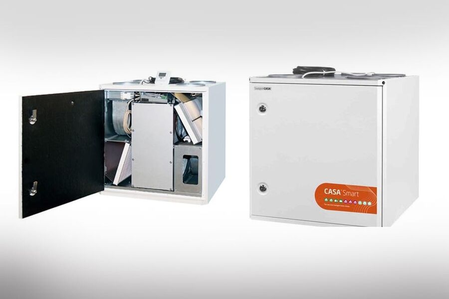 Alle Swegon CASA ventilasjonsaggregat er nå Eurovent-sertifisert. Fotomontasje: VVSforum