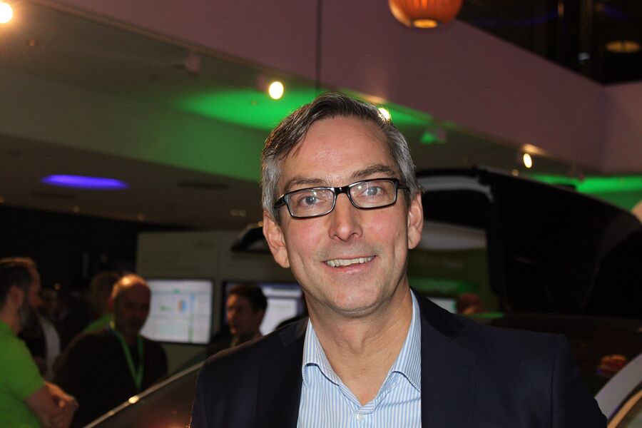 Michael Jacobs i Atea:  Som IT-selskap jobber vi aktivt med smarte bygg og smarte byer. Foto: Ole Peter Galaasen