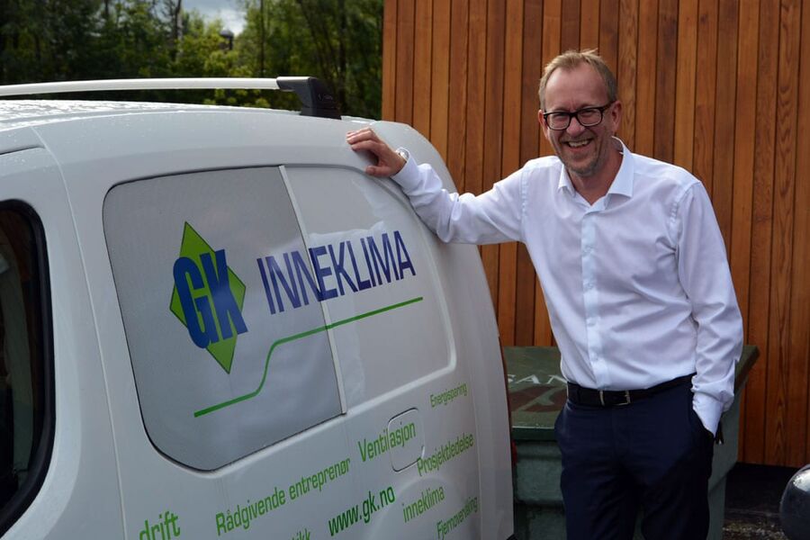 GK Inneklima har overtatt Entek. Her ved adm.direktør i GK Inneklima Kim Robert Lisø. 