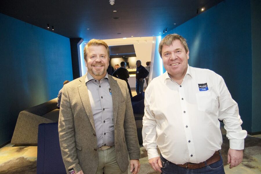 Fra venstre, Greif Sæther og Jan-Erik Urhaug,  Flow Group
