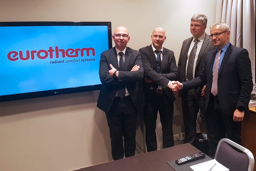 Fra ventre: Christian Pezzei, Morten Dalen, Knut Gartland og Michele Bottoni.