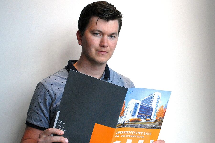 Harald Haugen hos Instell er nå godt i gang med nye oppgaver som produktansvarlig KNX og distriktsansvarlig for salg i Oslo-området.