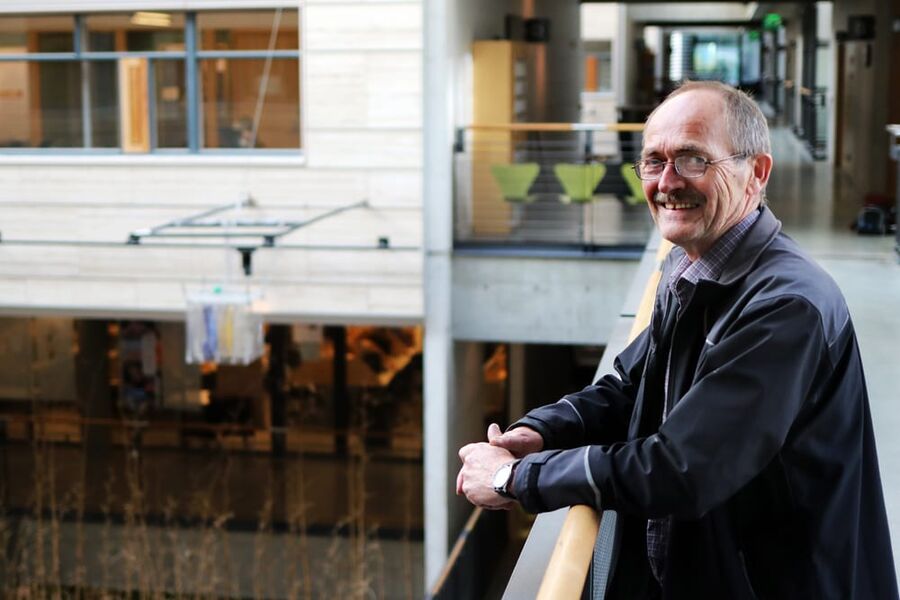 Overingeniør Olav Høyem i NTNU Campusservice.