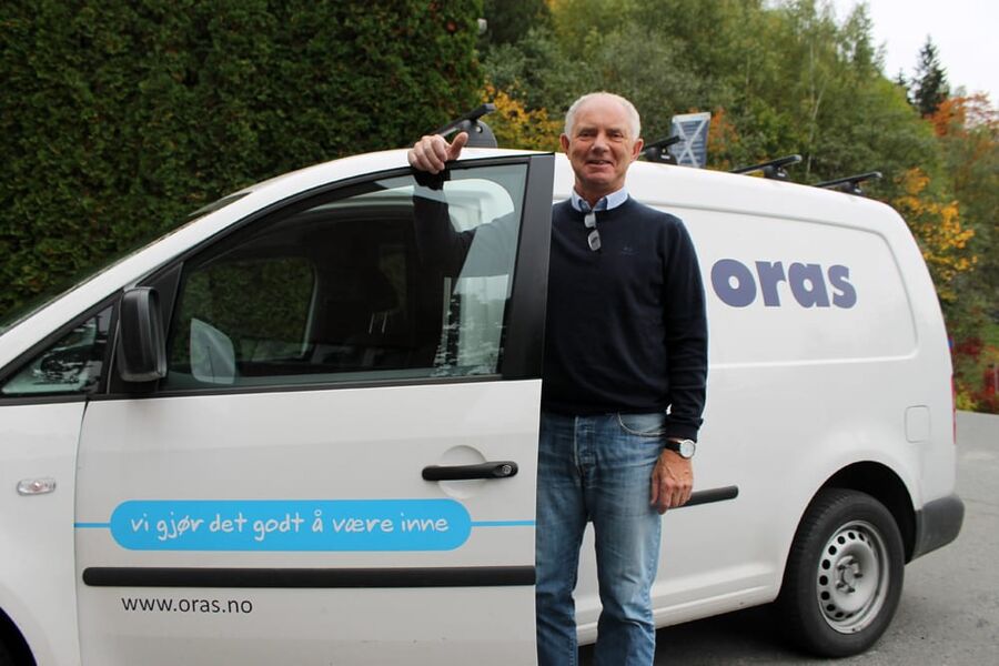 Robert Berntsen har jobbet imponerende 50 år i Oras AS. I dag er han 