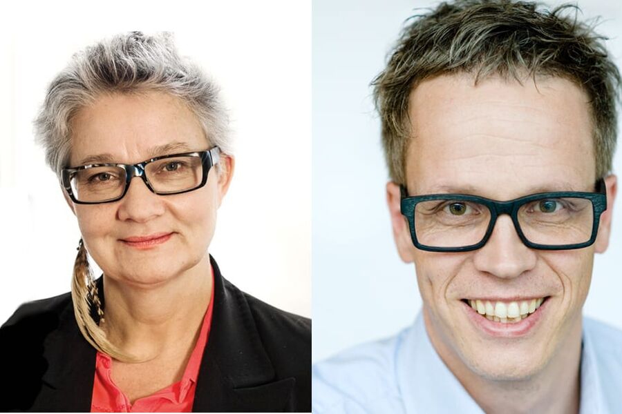 Konserndirektør Hanne Rønneberg, Sintef Byggforsk og Jacob Mehus, Standard Norge.