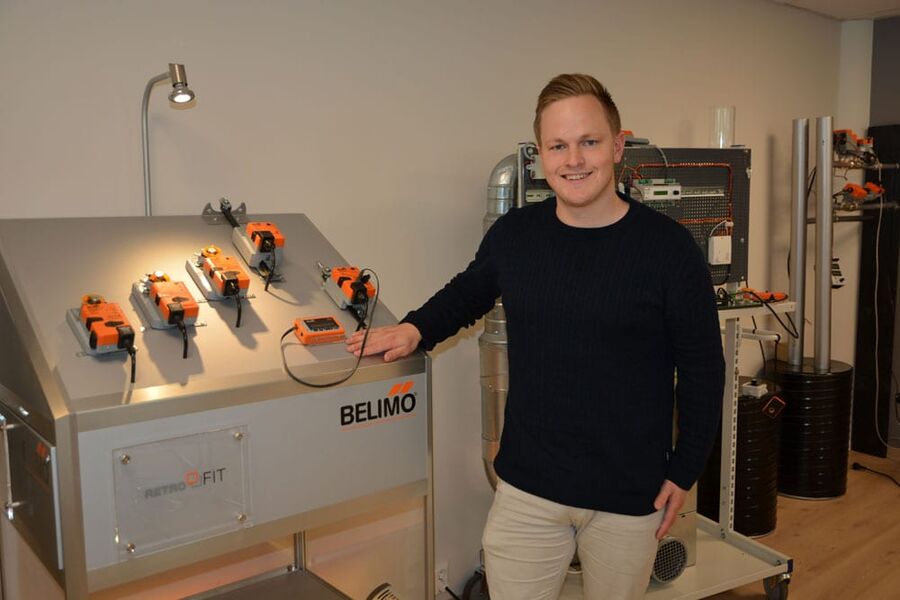 Vegard Døssland har begynt som serviceingeniør hos Belimo Automation AS