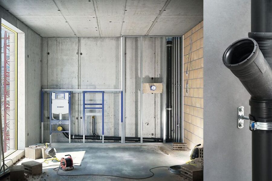 Geberit Norge har lansert sitt nye avløpssystem Geberit Silent-Pro. Det er et lyddempet stikkmuffe avløpssystem.