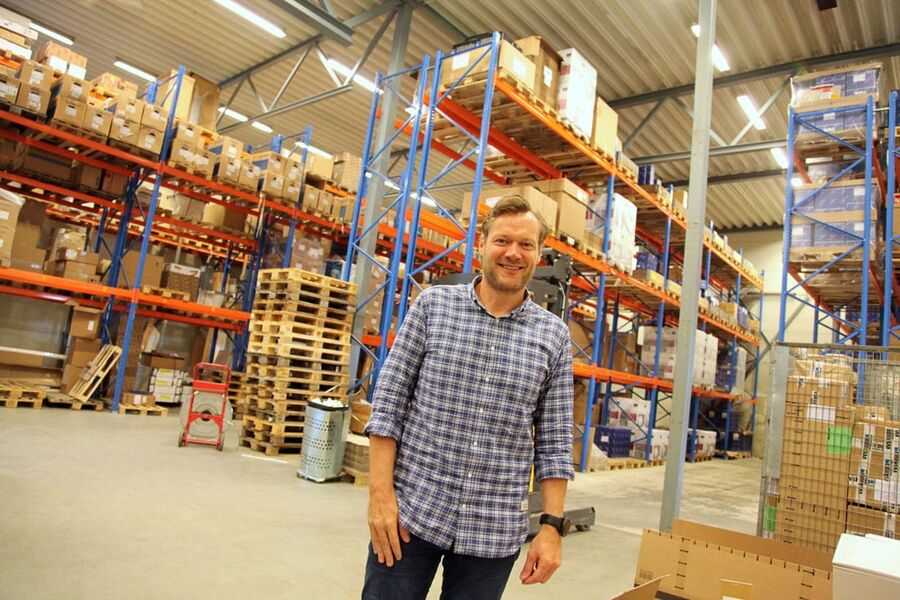 Daglig leder og gründer Håkon Tegneby kan vise til en eventyrlig vekst for nettbutikken VVSkupp. 