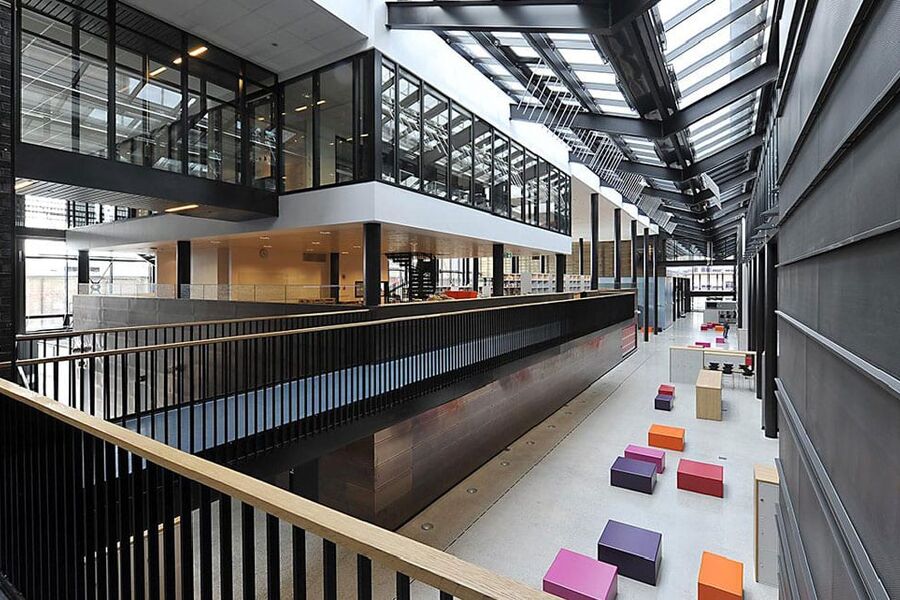 Illustrasjonsfoto: Kuben i Oslo rommer fagskolen for Oslo og Akershus. 