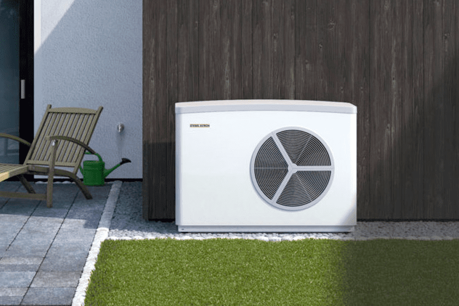 Produktene som inngår i premien er sponset av Stiebel Eltron, Olimpia, Reflex, Brugman, De Dietrich, Taco Nova, PAW, Termostroj, Wita og Oventrop. Her ser vi en varmepumpe fra Stiebel Eltron.