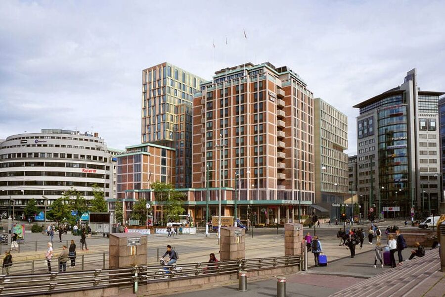 Clarion Hotel Royal Christiania. Illustrasjon: Illustrasjon ved Lund + Slaatto Arkitekter