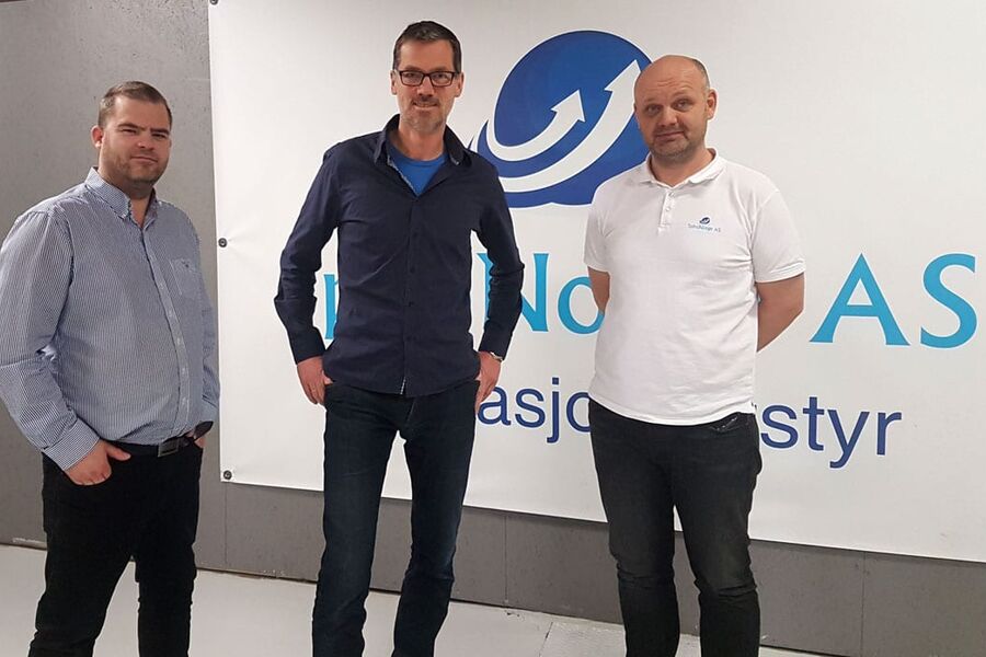Her ser vi fra venstre, Bård Bratsberg, Olaf J Styrmoe, og Frank Jensen i SpiroNorge 