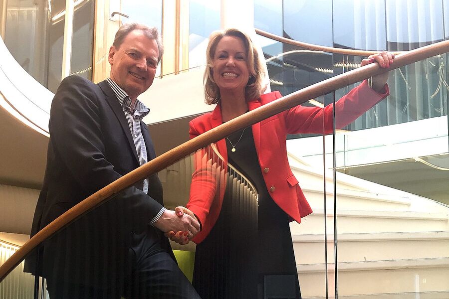 Øyvind Mork og Liv Kari Skudal Hansteen (Foto: RIF)