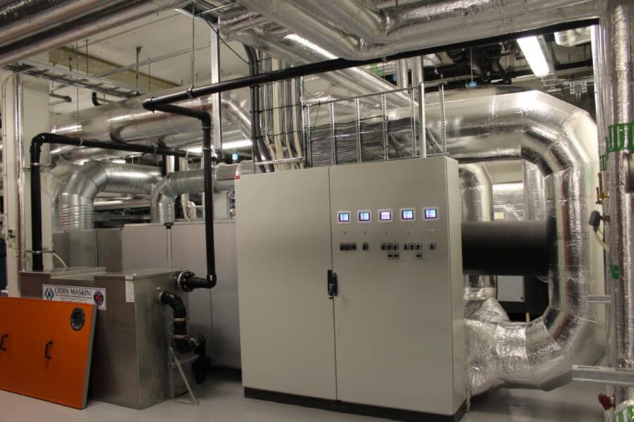 Teknisk rom, automatikk tavle.