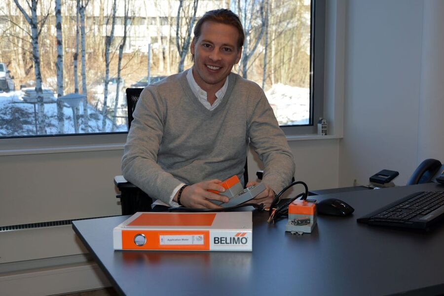 Mads Holm er ansatt som ny salgsingeniør i Belimo Automation AS.