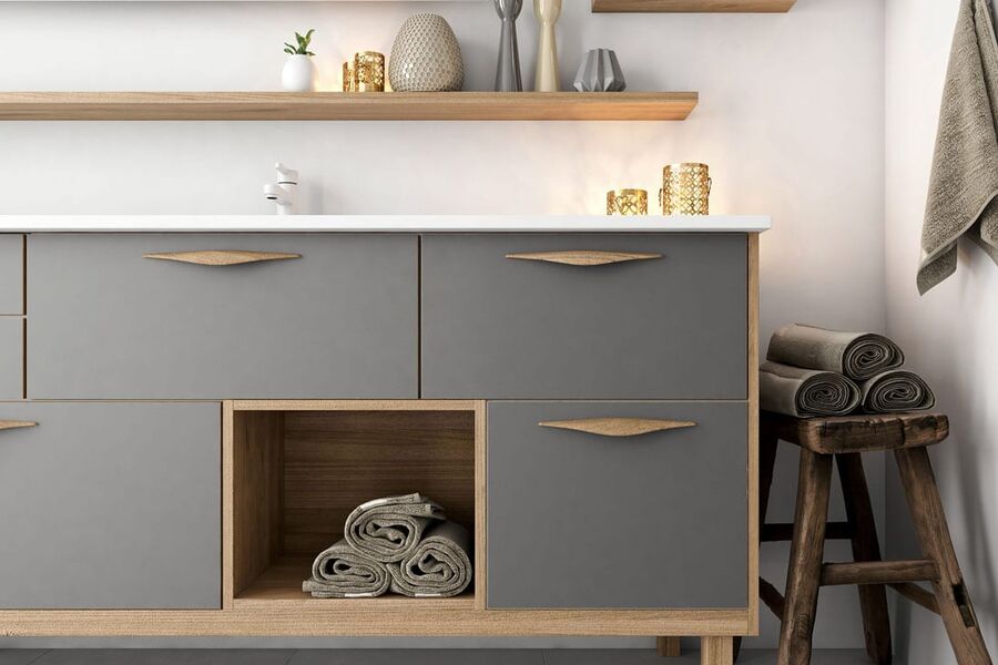 Designa utvider Bricks kolleksjonen med baderomsinnredning. 