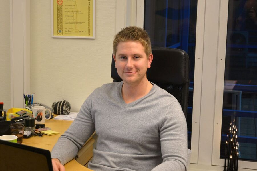 - Noe av det viktigste vi gjør er å trykkteste og kvalitetssikre utførelsen før lukking av vegger osv. Ved å få høyere fokus på skikkelig testing med tilhørende dokumentasjon så tror jeg man ville hatt langt færre vannskader, sier prosjektleder Anders Ranheim i Østlandske VVS.