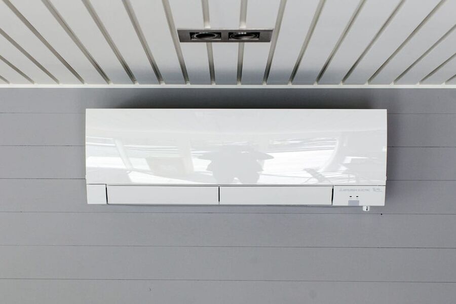 Illustrasjonsfoto- varmepumpe.