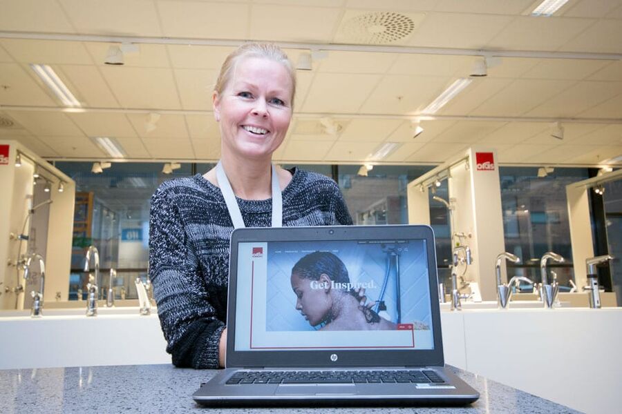 - Vi lanserer akkurat nå nye brukervennlige hjemmesider med høy nytteverdi, forteller markedsansvarlig Terese Lunde hos Oras Armatur.