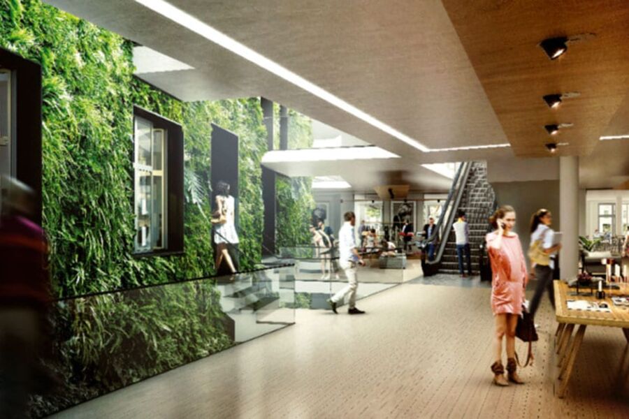 Illustrasjon: Mellbye Arkitekter, Valkyrien Interiør. 