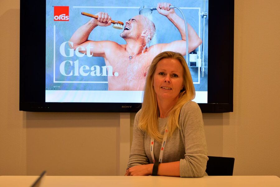 - Vårt mål er å levere produkter med lang levetid, moderne og friskt design, samtidig som vi fortsatt er i front på funksjon og teknologi., sier Terese Lunde i Oras Armaturer AS