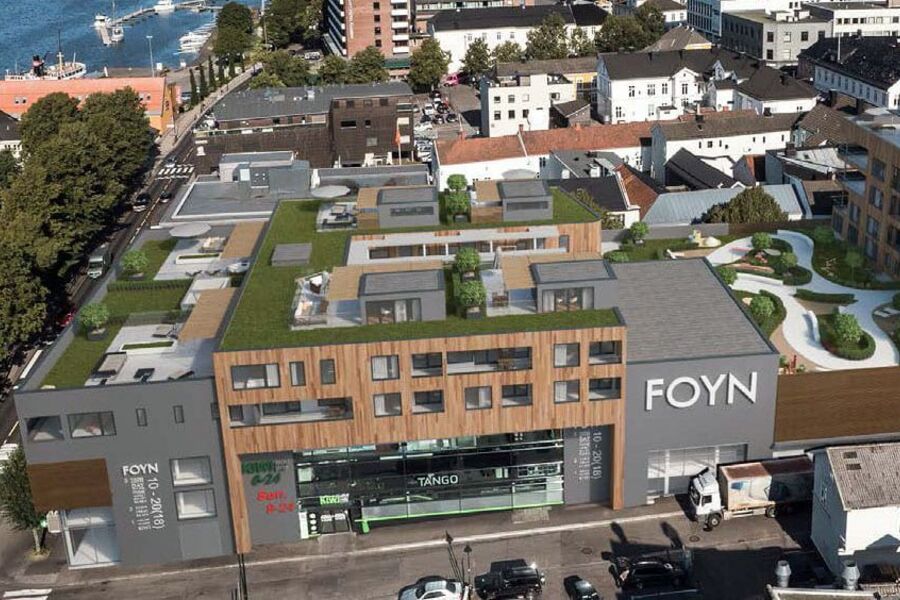 Skanska har signert kontrakt med Foyn Eiendom om bygging av boligprosjektet Foyntaket i Tønsberg.