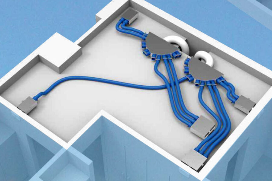 AuraFlex med fleksible kanaler.